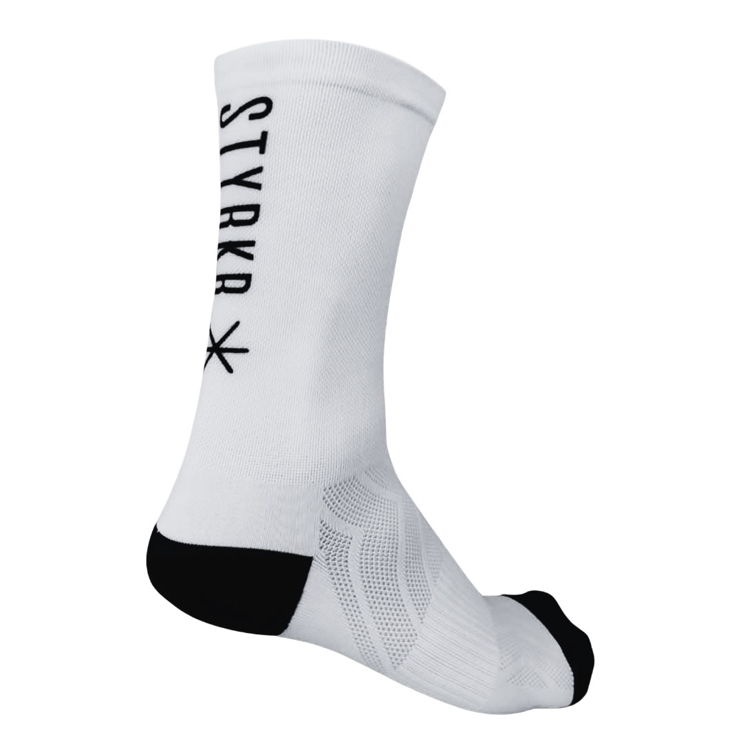 STYRKR Crew Socks White STYRKR Crew Socks White