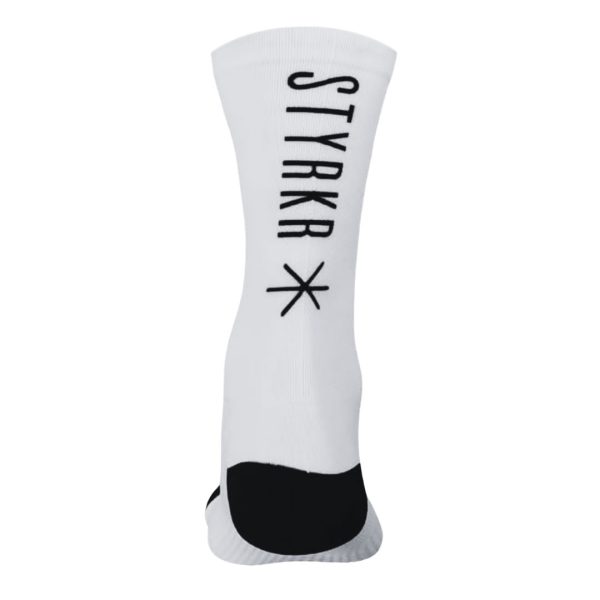 STYRKR Crew Socks White